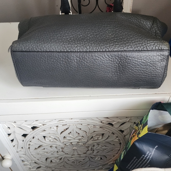 COPY - Coach Legacy Elegant Gray Leather Tote Bag with Pink Accents - Picture 3 of 10